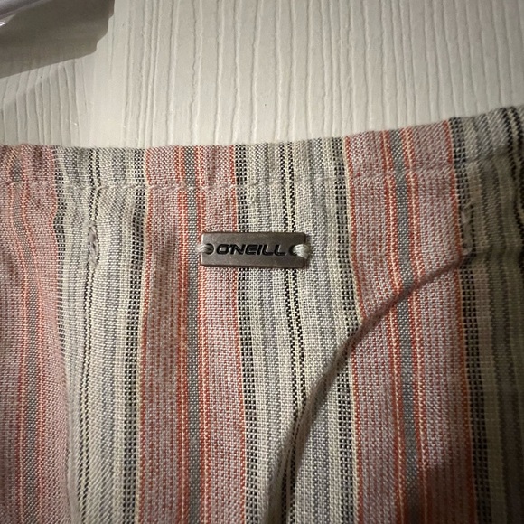 O’Neill Wrap Dress Striped Short Sleeve Size XL - Picture 7 of 8